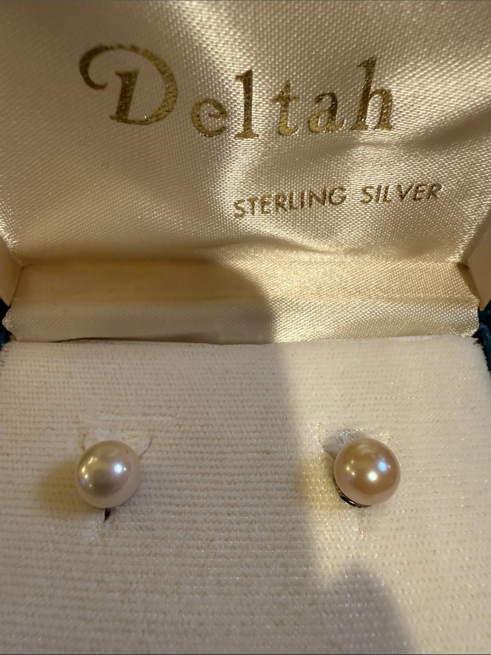 Sterling Silver and Pearl Earrings